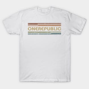 OneRepublic Retro Lines T-Shirt